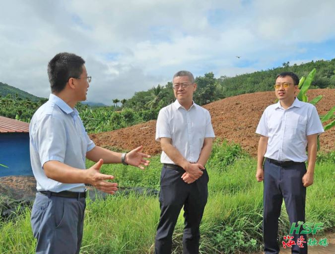 艾轶伦在立才农场公司垦区耕地“非粮化”“非农化”专项整改复耕地块调研。